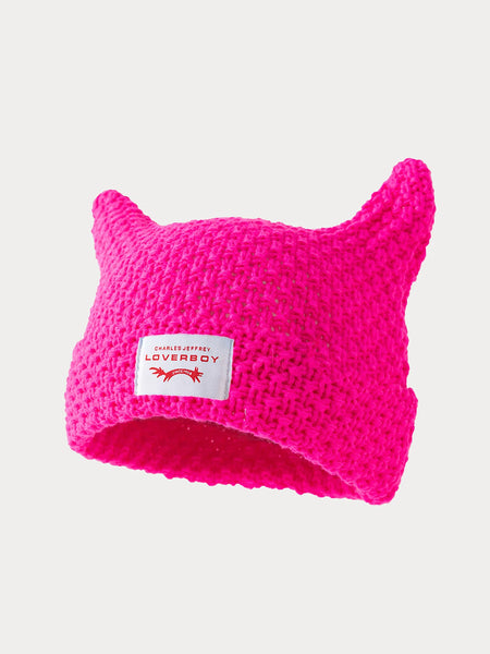 Y2K Handmade Stripe Knit Beanie Hat