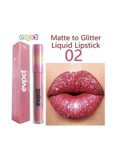 Shimmer Diamond Glitter Moisturizing Velvet Waterproof Matte Lipstick