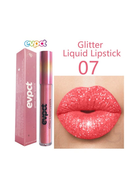 Shimmer Diamond Glitter Moisturizing Velvet Waterproof Matte Lipstick