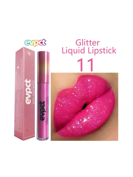Shimmer Diamond Glitter Moisturizing Velvet Waterproof Matte Lipstick