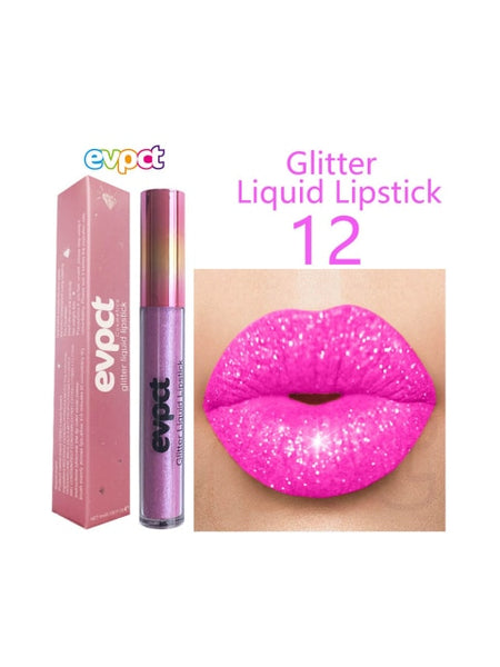 Shimmer Diamond Glitter Moisturizing Velvet Waterproof Matte Lipstick